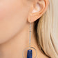 Serendipitous Stones - Blue - Paparazzi Earring Image