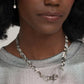 Chic Connection - Silver - Paparazzi Necklace Image
