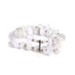 Faceted Fairy Tale - White - Paparazzi Bracelet Image