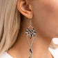 Shoulder-Dusting Shimmer - Silver - Paparazzi Earring Image