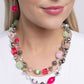 Playful Past - Pink - Paparazzi Necklace Image