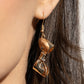 Dapper Dalliance - Gold - Paparazzi Earring Image