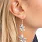 Pearl Posy - Silver - Paparazzi Earring Image