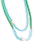 Multicolored Masquerade - Green - Paparazzi Necklace Image