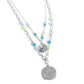 Sand Dollar Season - Blue - Paparazzi Necklace Image