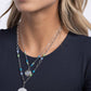 Sand Dollar Season - Blue - Paparazzi Necklace Image