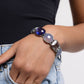 Glassy Generosity - Blue - Paparazzi Bracelet Image