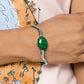 Striped Sensation - Green - Paparazzi Bracelet Image