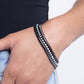 A SQUARE Treasure - Black - Paparazzi Bracelet Image