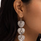 Vintage Allure - White - Paparazzi Earring Image