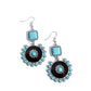 Earthy Emblem - Black - Paparazzi Earring Image