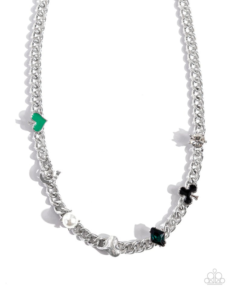 Vegas Vault - Green - Paparazzi Necklace Image