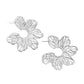 Floral Fame - Silver - Paparazzi Earring Image