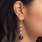Classy Cadence - Blue - Paparazzi Earring Image