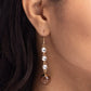 Classy Cadence - Brown - Paparazzi Earring Image