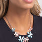 Reflective Rundown - Blue - Paparazzi Necklace Image