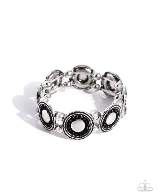 Pendant Paladin - Black - Paparazzi Bracelet Image