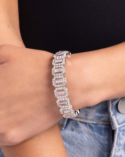 Gasp-Worthy Glitter - Pink - Paparazzi Bracelet Image