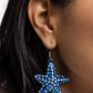 Skilled Starfish - Blue - Paparazzi Earring Image