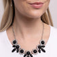 Flair for the Feminine - Black - Paparazzi Necklace Image