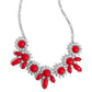 Flair for the Feminine - Red - Paparazzi Necklace Image