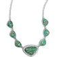 Discreet Dazzle - Green - Paparazzi Necklace Image