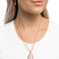 Beachy Baroness - Rose Gold - Paparazzi Necklace Image