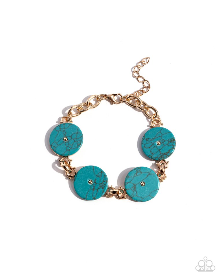 Savory Season - Gold - Paparazzi Bracelet Image