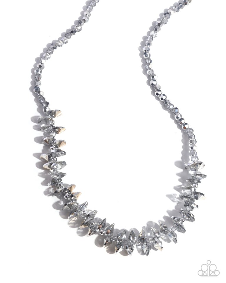 Flickering Fashion - Silver - Paparazzi Necklace Image