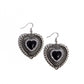 Antiqued Advocate - Black - Paparazzi Earring Image