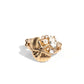 Beachy Bevvy - Gold - Paparazzi Ring Image