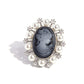 Vintage Glam - Black - Paparazzi Ring Image