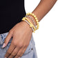 Rosy Retrospection - Yellow - Paparazzi Bracelet Image
