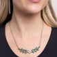 Leafy Layover - White - Paparazzi Necklace Image