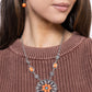 Ornate Opinion - Orange - Paparazzi Necklace Image