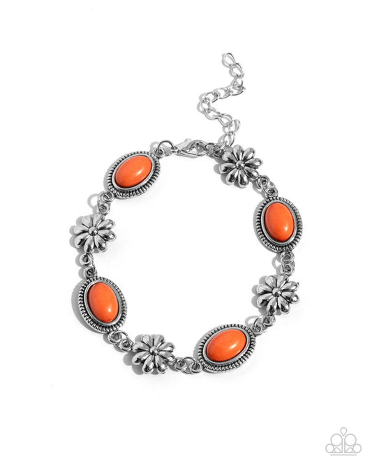 Earthy Estate - Orange - Paparazzi Bracelet Image