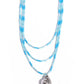 Spiral Safari - Blue - Paparazzi Necklace Image