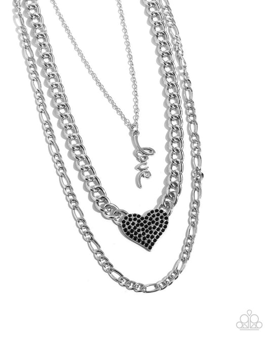 Luxurious Love - Black - Paparazzi Necklace Image