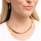 Infinite Influence - Gold - Paparazzi Necklace Image