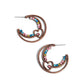 Sympathetic Sweetheart - Copper - Paparazzi Earring Image