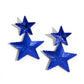 Patriotic Promise - Blue - Paparazzi Earring Image