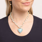 Mermaid Model - Blue - Paparazzi Necklace Image