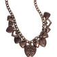 Heart Hangout - Copper - Paparazzi Necklace Image