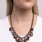 Heart Hangout - Copper - Paparazzi Necklace Image