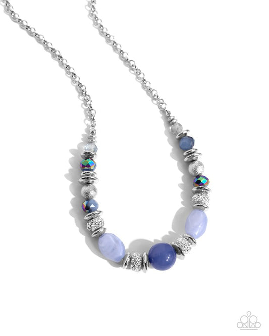 Refined Redux - Blue - Paparazzi Necklace Image