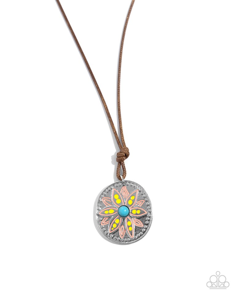 Mandala Marvel - Yellow - Paparazzi Necklace Image