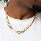 Chained Champion - Gold - Paparazzi Necklace Image