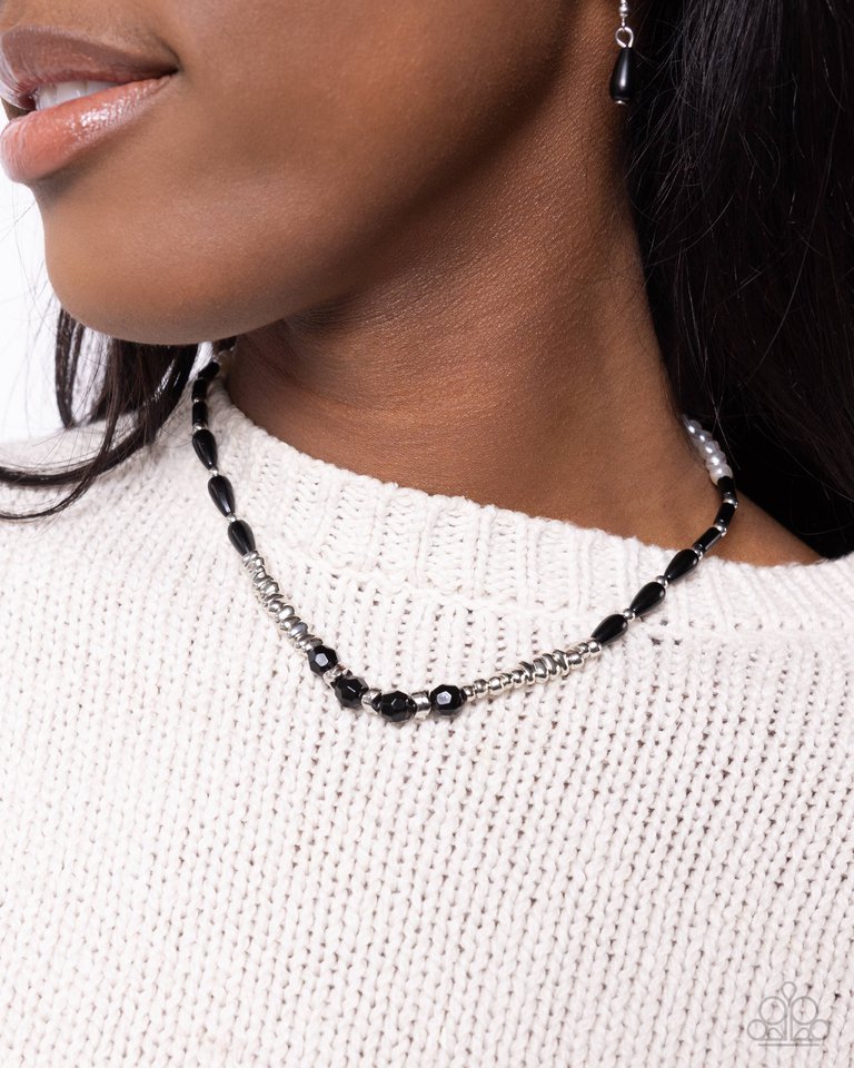 Dainty Diversity - Black - Paparazzi Necklace Image