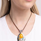 Admirably Artisan - Yellow - Paparazzi Necklace Image