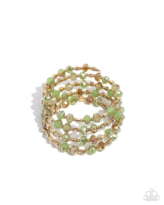 Refined Reality - Green - Paparazzi Bracelet Image